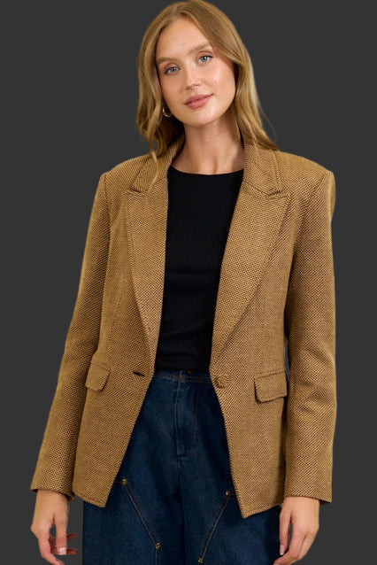 Blazer, Notched Collar