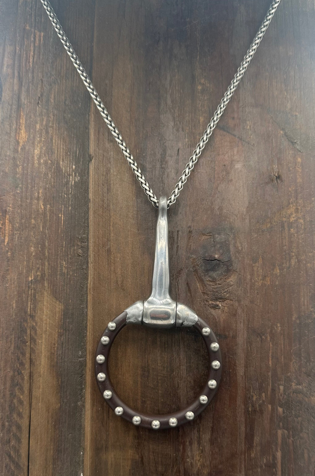 Steel Snaffle Bit Necklace