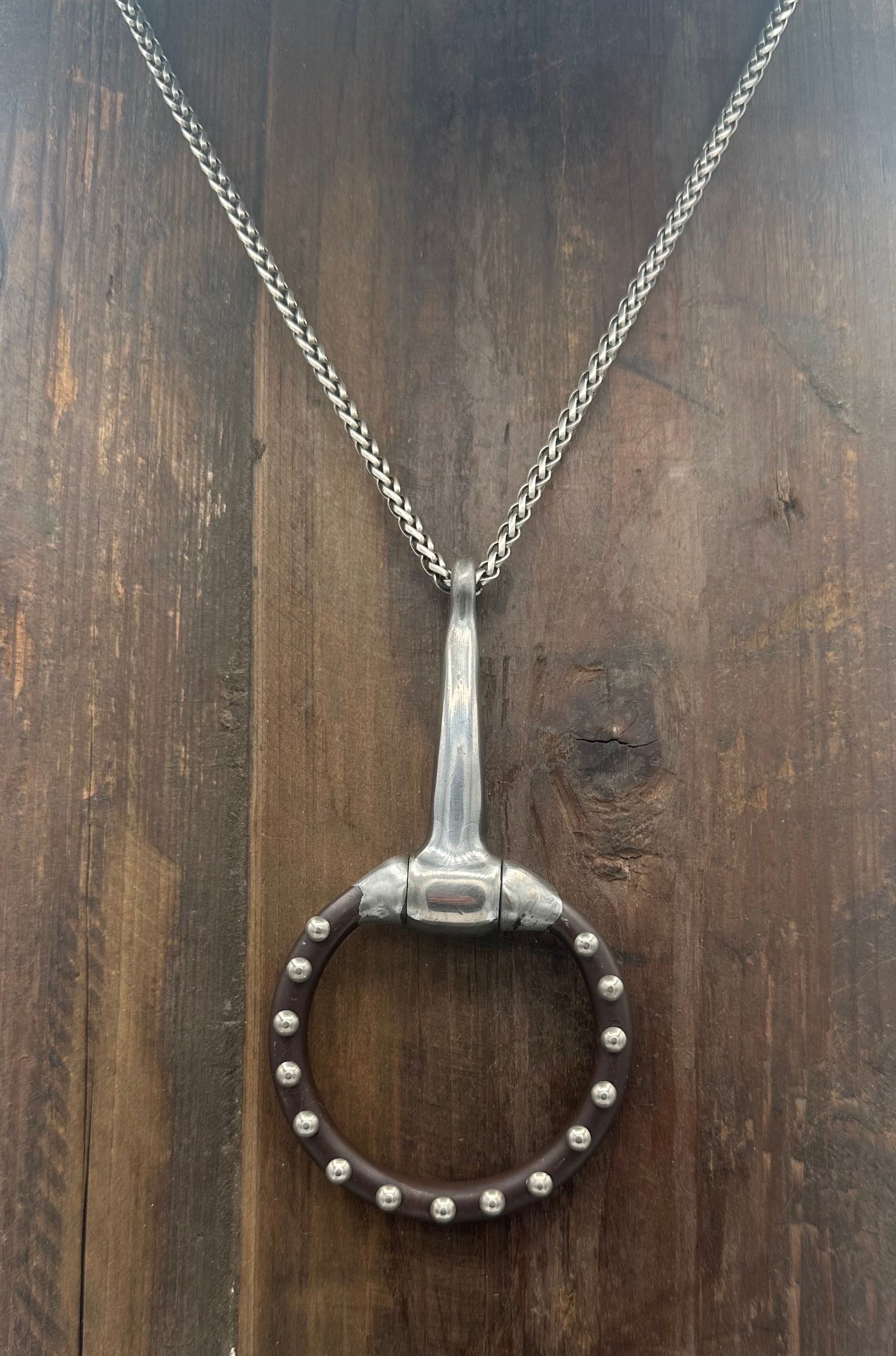Steel Snaffle Bit Necklace