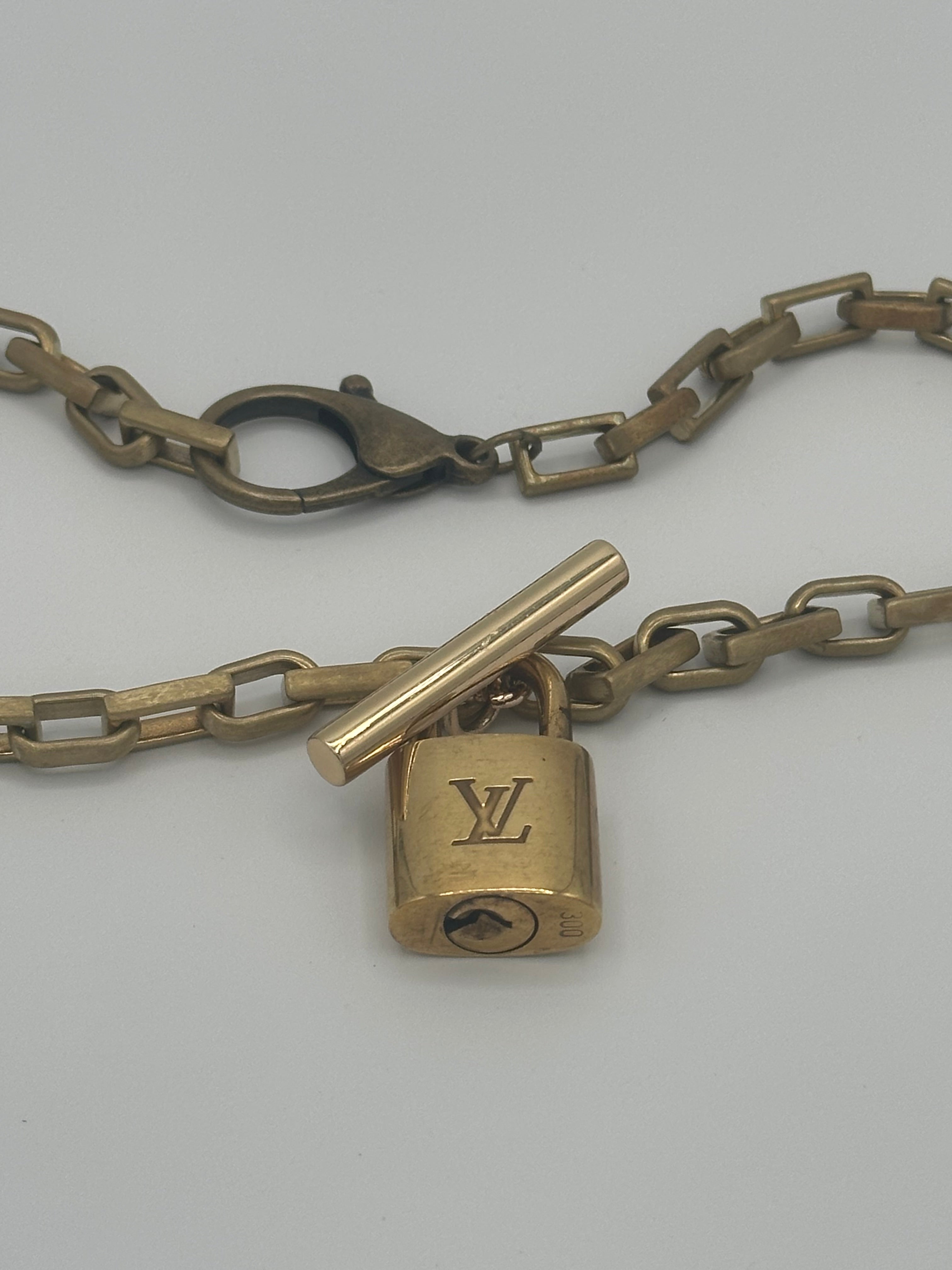 LV Lock Necklace