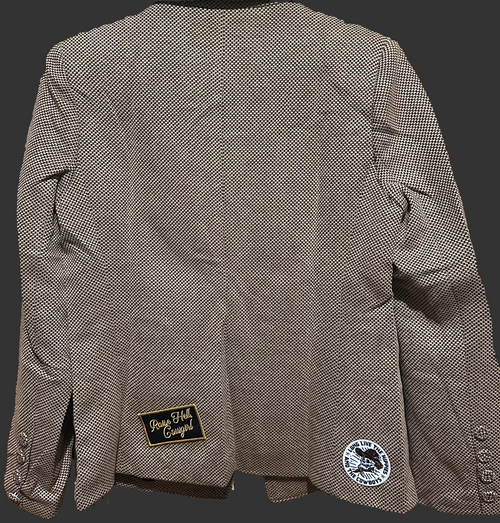 Blazer w/ Patches, Notched Collar