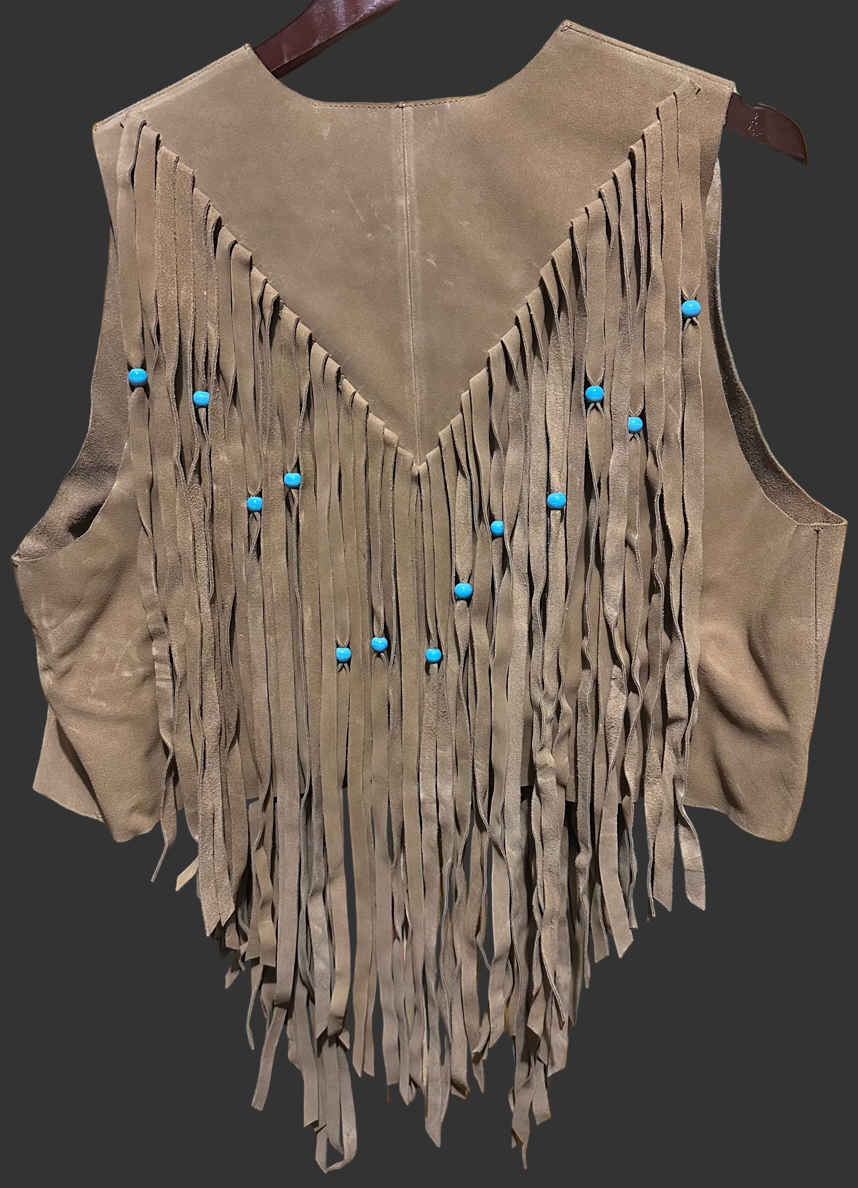 TP Leather Fringe Vest
