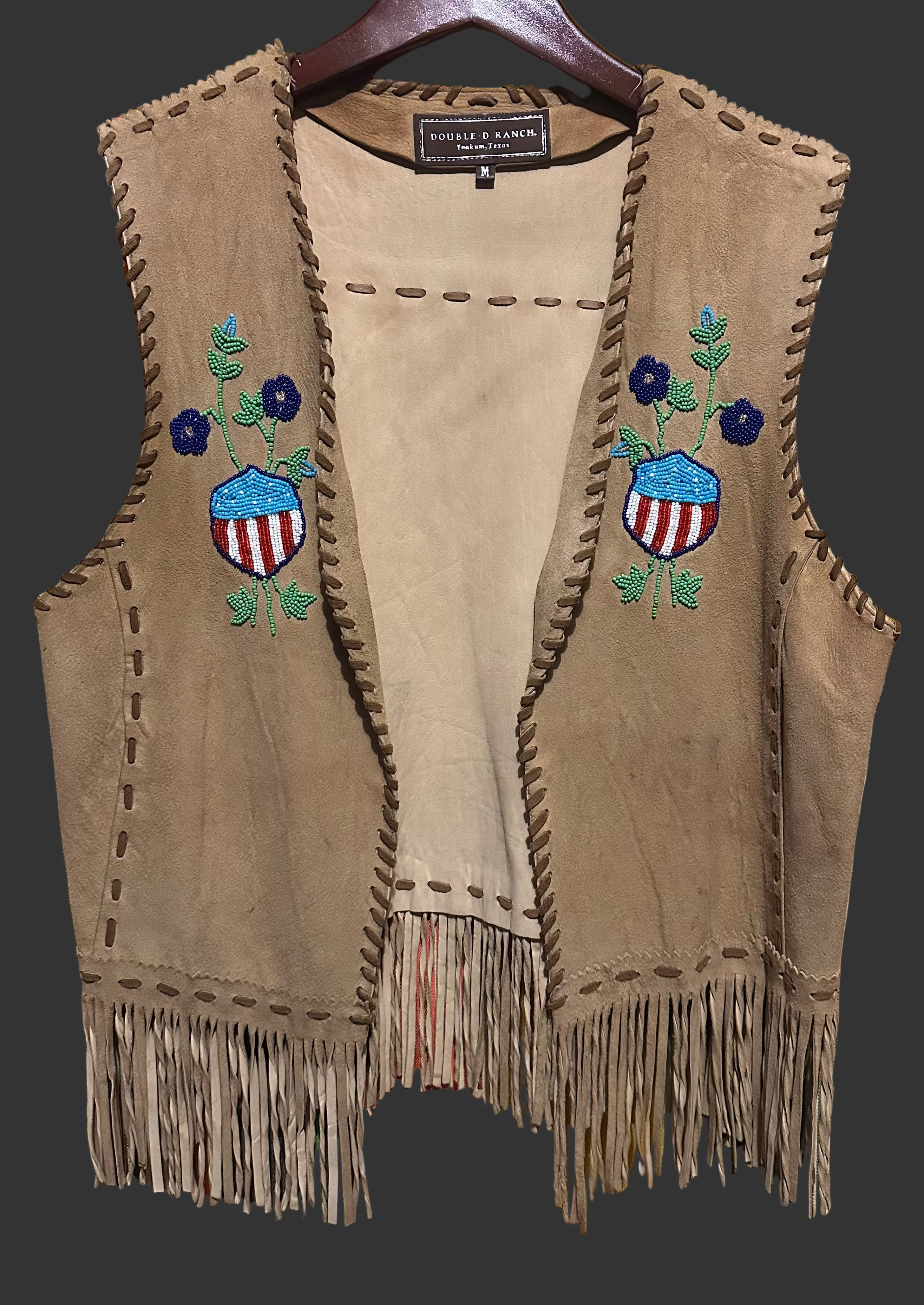 Vintage Double D Ranch Fringe Vest