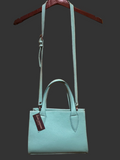 Juan Antonio Bag w/ Removable Crossbody Strap, tiffany blue