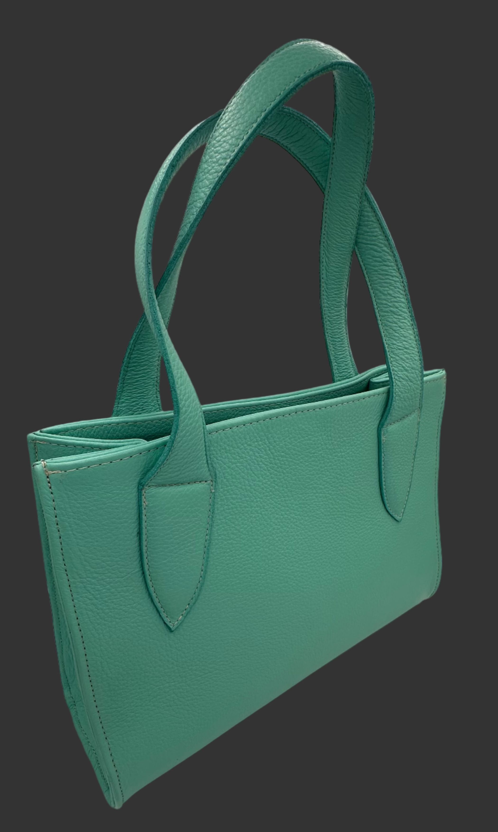 Juan Antonio Bag w/ Removable Crossbody Strap, tiffany blue