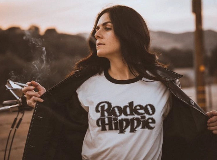 Rodeo Hippie Ringer Tee
